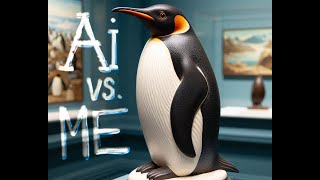 AI designed I made Penguin in clay Tutorial How to make a penguin [upl. by Ryley]