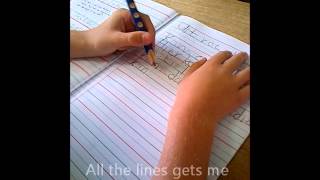 Dyspraxia and Handwriting [upl. by Leahcim]