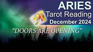 ARIES TAROT READING quotA GOLDEN GIFT ARIESquot December 2024 aries december2024 tarot [upl. by Annalla]