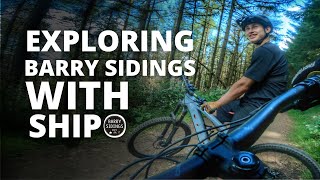 RIDING THE BEST MTB TRAILS AT BARRY SIDINGS WITH SHIPO [upl. by Baudoin]