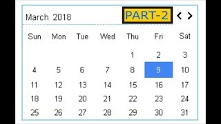 Build a ReactJS Calendar Component tutorial  Part 2 [upl. by Hild]