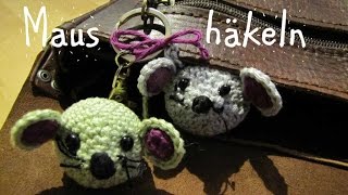 Kleine Maus  Häkelanleitung Tutorial Amigurumi [upl. by Shulman]