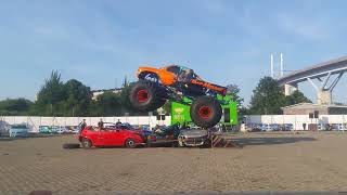 Korth Brothers Stunt Show Part 7  Monster Truck Action Stralsund 2022 [upl. by Hutson369]