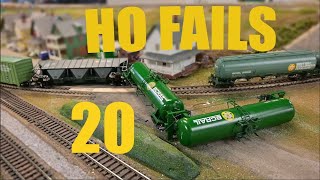 HO Derailment and Fails 20 [upl. by Anihsak]