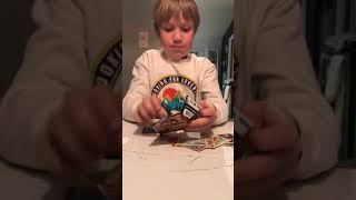 Kid pulls a CHARIZARD VMAX from 5 Pokémon card Pack  pulling from Darkness Ablaze [upl. by Silvan]