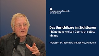 Prof Dr Bernhard Waldenfels Das Unsichtbare im Sichtbaren Podcast [upl. by Wharton]