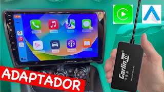 ADAPTADOR CARPLAY INALÁMBRICO para AUTOESTEREOS ANDROID [upl. by Atnahs159]