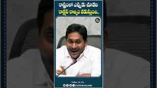 Ex CM Jagan Mohan reddy Shocking Comments On TDP Government  State Headlines [upl. by Noletta963]