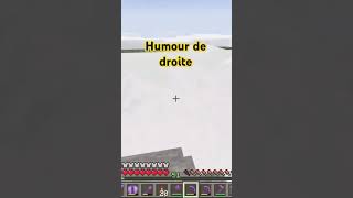 quotHumourquot est un anglicisme et quothumour de droitequot est un pléonasme  droite minecraft [upl. by Jackie639]