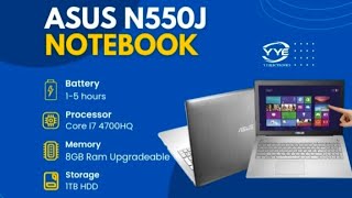 ASUS N550J Review  Core i7 4700HQ Processor  Notebook [upl. by Ik]