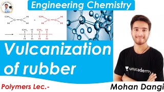 Vulcanisation of rubber  Polymer  rubber  engineering chemistry  Mohan Dangi  valcanised rubber [upl. by Hal602]