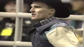 Cowboy Up vs Merle Freeman  96 Calgary Bullbustin [upl. by Hattie390]