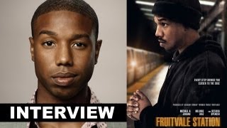 Michael B Jordan Interview 2013  Fruitvale Station Human Torch  Beyond The Trailer [upl. by Aneerbas354]