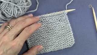 Tutorial zu den Grundtechniken des Strickens Abketten rechter Maschen [upl. by Aicirt]