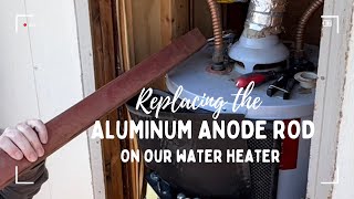 How to Replace the Anode Rod on a Water Heater  Solving the Well Water Sulfur Smell [upl. by Assetnoc]