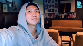 ENG SUB BTS RM LIVE VLIVE 20210913 RM BIRTHDAY VLIVE 2021 [upl. by Ahsiad]