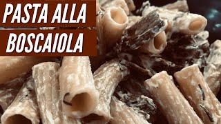 PASTA ALLA BOSCAIOLA l RICETTA PRIMI PIATTI VELOCI [upl. by Knorring]