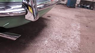 DAIMLER 250V8 exhaust sound after Crypton synchro carb balance and tune [upl. by Therine]