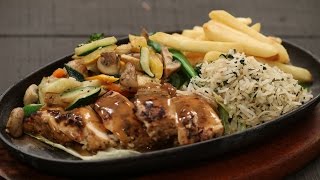 Chicken Sizzler  Majha Kitchen  Sanjeev Kapoor Khazana [upl. by Yvor749]