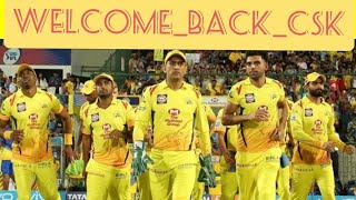 Welcome back CSK [upl. by Nnylirej173]