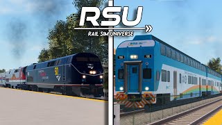 UPDATE TIME Rail Sim Universe Railfanning 13 [upl. by Oicnerolf378]