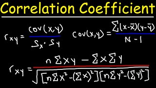 How To Calculate The Correlation Coefficient Using The Covariance Formula  College Statistics [upl. by Sivrup760]