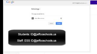 Connecting Google and Schoology [upl. by Gabriella928]