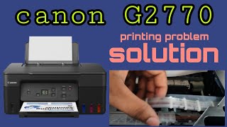 canon g2770 head cleaningcanon g2770 black ink not workingcanon g3770 printing probleminkfinising [upl. by Aihtnyc]