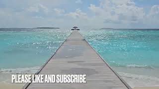 Maldives Hondaafushi 3 miles Beach Walk and through the sea  Anti Clockwise  Short Version [upl. by Ragland]