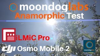 Moondog Labs Anamorphic Lens Test  FiLMiC Pro  DJI Osmo Mobile 2  for Android iPhone amp Samsung [upl. by Maisel]