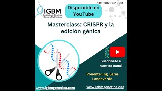 CRISPR y la edición génica [upl. by Ddene]