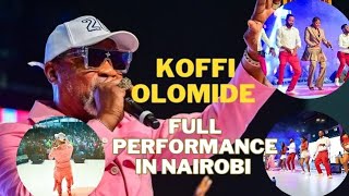 KOFFI OLOMIDE FULL PERFORMANCE IN NAIROBI WHILE IN HIGH HEELS FOR 2 HOURS CINDY LE COEURWAJACKOYAH [upl. by Smitty373]