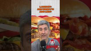 Wendy’s Accused of False Advertising wins lawsuit scam shorts [upl. by Hehre610]