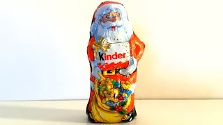 Kinder Santa Claus Chocolate Unboxing [upl. by Gow]