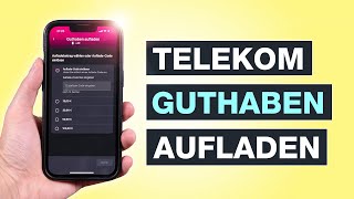 Telekom Prepaid Guthaben aufladen  Ganz einfach erklärt ✔  Testventure  Tutorial [upl. by Malachi]