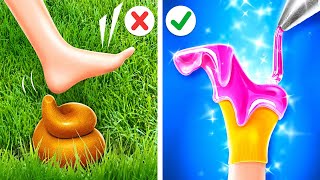 SUMMER EMERGENCY PARENTING HACKS  Useful Guide for all Occasions Creative Crafts by 123 GO [upl. by Liew]