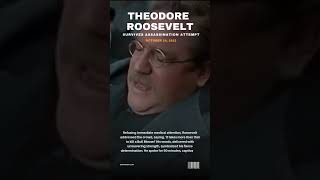 On This Day October 14 1912 Theodore Roosevelt Survives Assassination Attempt [upl. by Notluf452]