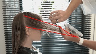 HOW TO CUT A SHAG HAIRCUT long shag haircut with bangs  haircut tutorial [upl. by Sarajane]