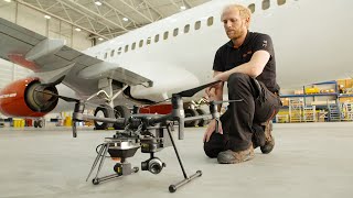 Introducing the company that inspects aircraft with drones Mainblades [upl. by Gignac]