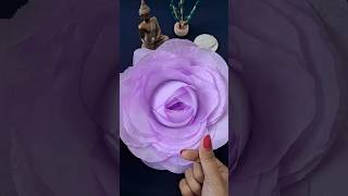 How To Make A Flower With A Tissue Paper  ❤️🫰🥰 diy yt rose tissuecraft tissuepaperflower [upl. by Grange]