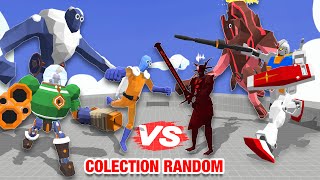 Collection Team Random Strongest Collection Units Vs Strongest Collection Units in TABS [upl. by Rior]