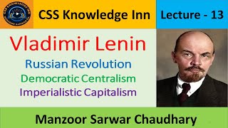 Lenin  Russian Revolution  Democratic Centralism  Imperialistic Capitalism [upl. by Ahsennek931]