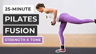 25Minute Pilates Class At Home Full Body Fusion [upl. by Layney577]