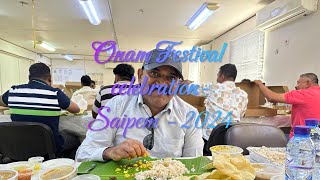 Onam festival celebration saipem project Marjan [upl. by Nitsoj]