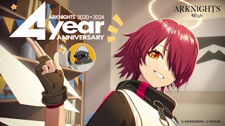 Arknights 4th Anniversary  Official PV [upl. by Cheffetz]