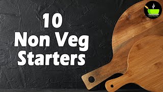 10 Best Indian non veg appetizers ideas  Non Veg Starters  10 Easy Chicken Starter Recipes [upl. by Dnomed]