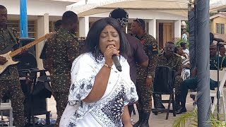 DIANA HARMONDS PERFORMANCE AT REV YAWSONS MOTHERS FUNERAL [upl. by Gaylord]