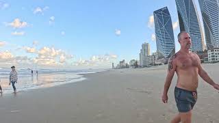 Broadbeach  Gold Coast  Beach Walk [upl. by Auoz]