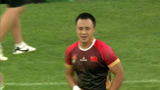 China v Korea Asia Rugby Mens Sevens Series Korea 7s [upl. by Anitnauq]