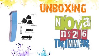 Nova trimmer NS 216 unboxing [upl. by Terri]